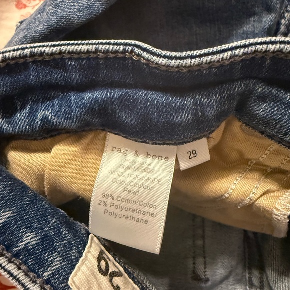Rag & Bone Blue Women's Jeans - Picture 7 of 8